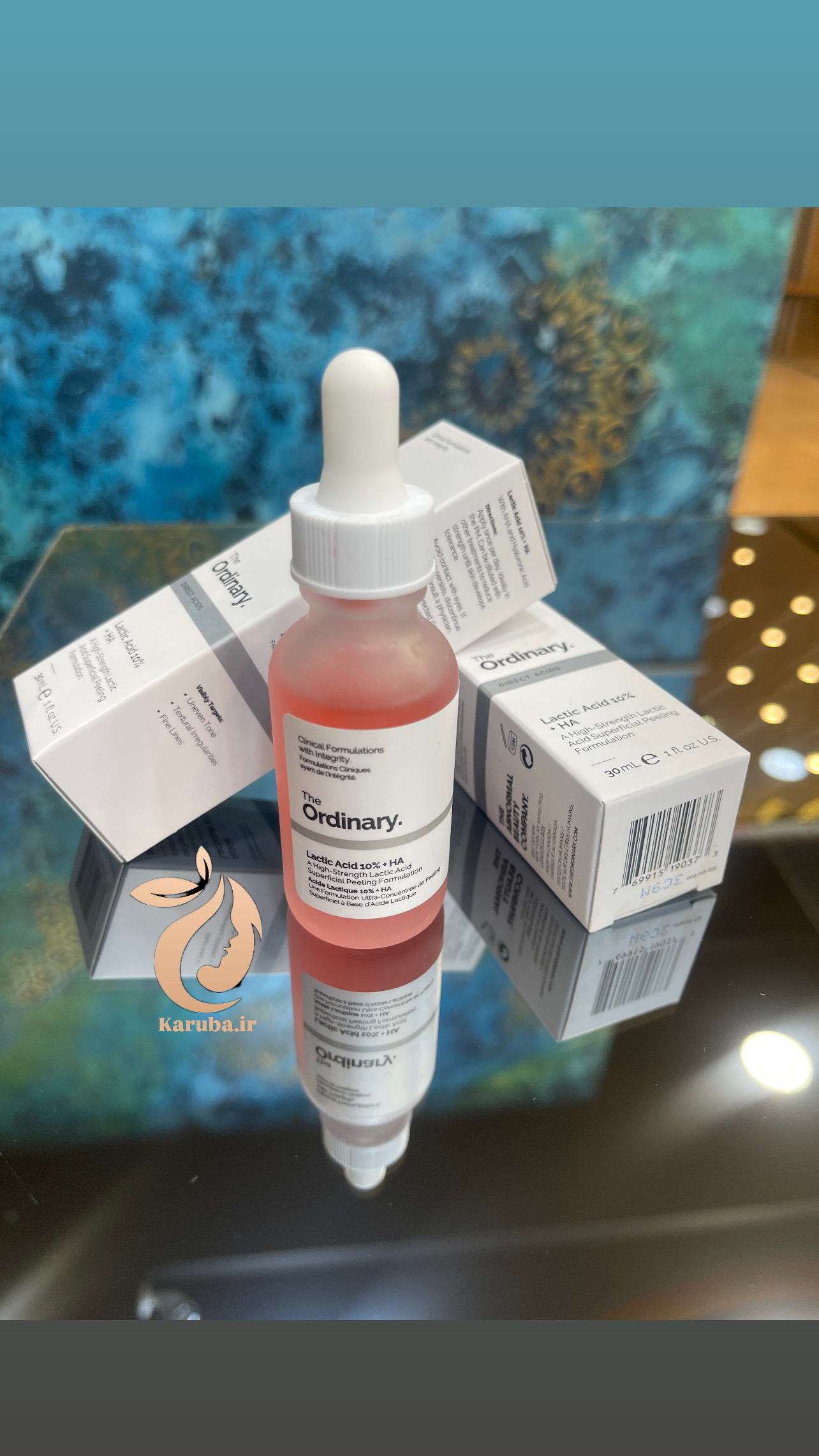 سرم لاکتیک اسید 10% اوردینری لایه بردار ملایم (30mL) - آریاناز بیوتی