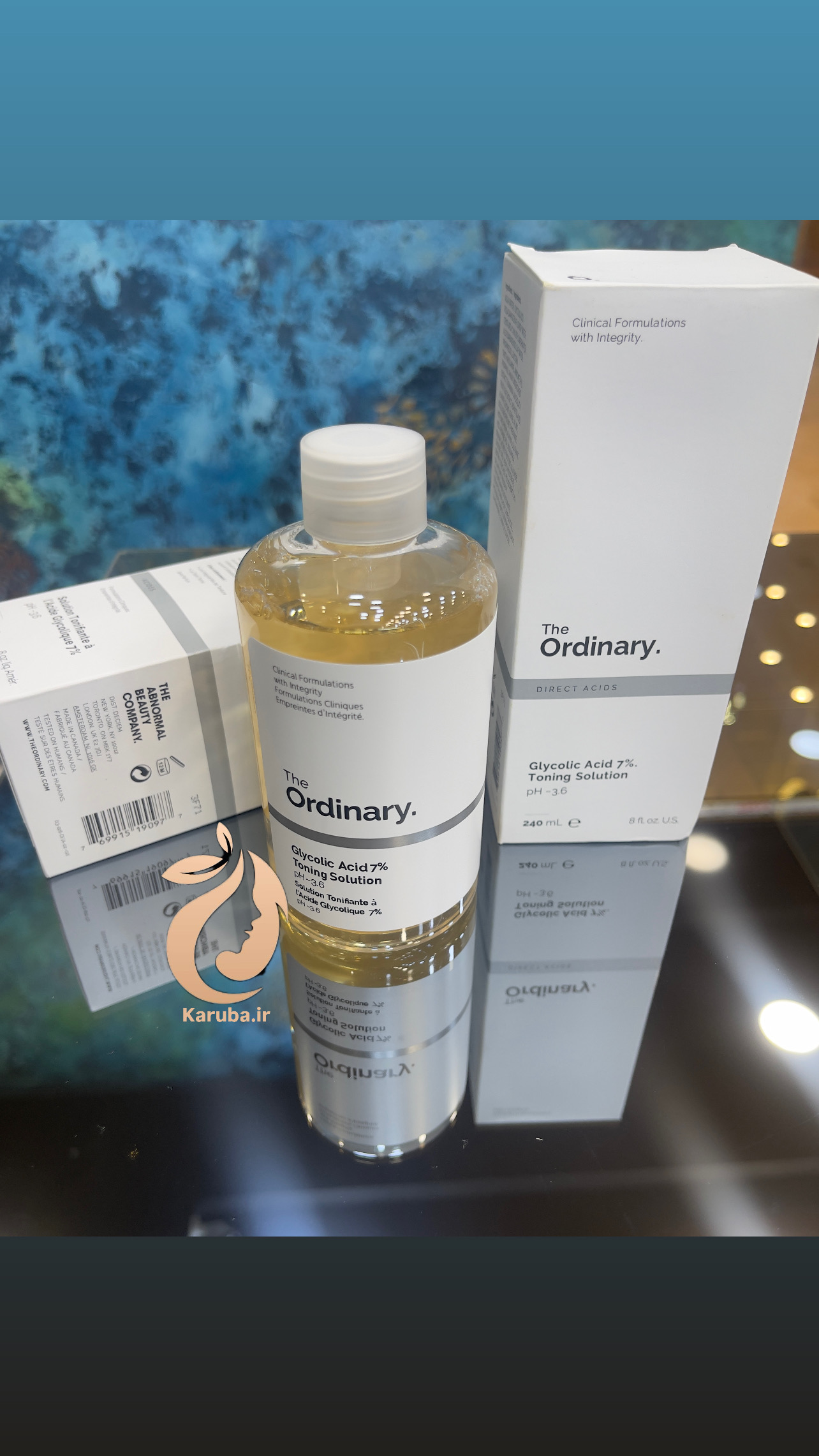 تونر لایه بردار و روشن کننده پوست گلیکولیک اسید 7% اوردینریThe Ordinary اصل حجم 240ml - آریاناز بیوتی