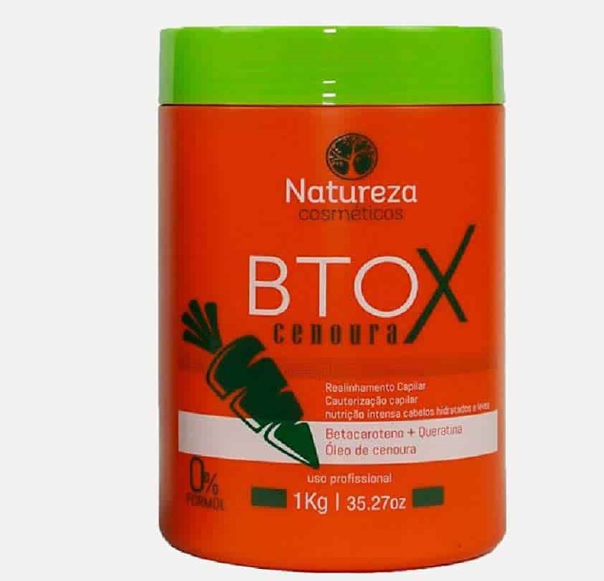 بوتاکس مو هویج ناتوریزا Natureza botox حجم 1000 میلی لیتر - آریاناز بیوتی