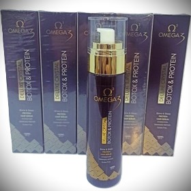 روغن بوتاکس مو پروتئین امگا 3-DELUXE CRYSTAL OMEGA 3 - آریاناز بیوتی