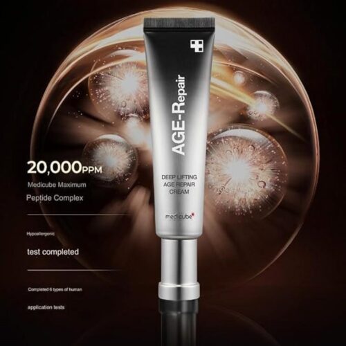 کرم لیفتینگ ضد چروک و جوانساز مدی کیوب MEDICUBE deep lifting age repair cream - آریاناز بیوتی