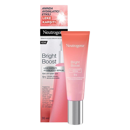 سرم روشن کننده و ضد لک برایت بوست اصلی نوتروژینا Neutrogena Bright Boost Illuminating + Brightening Serum - آریاناز بیوتی