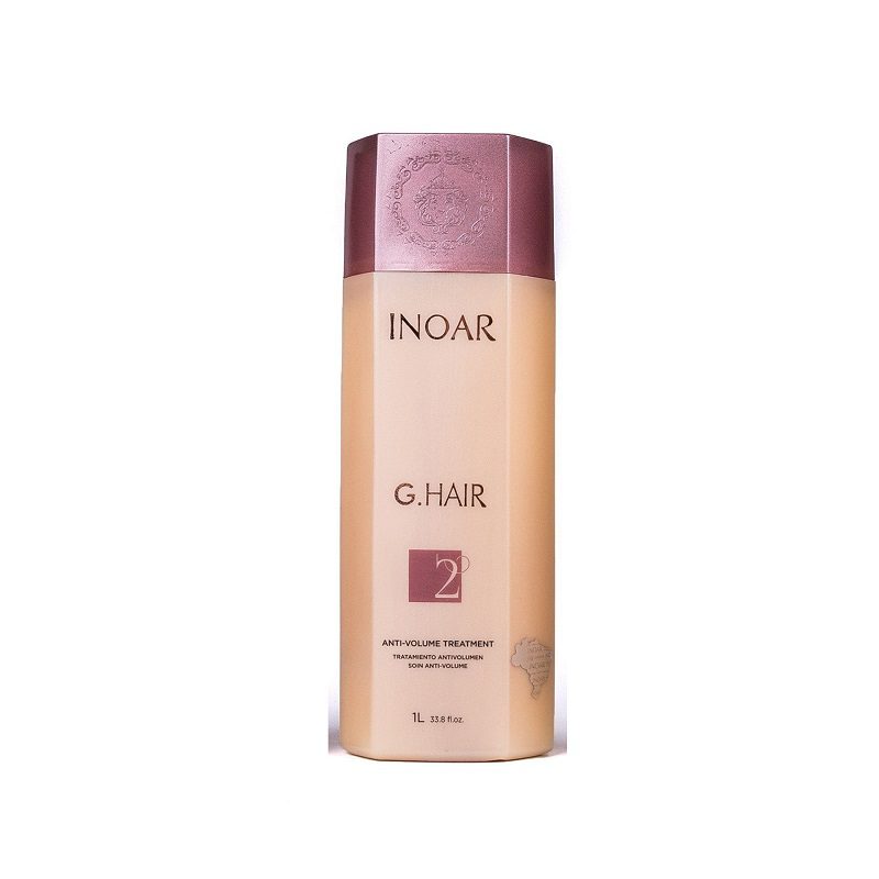کراتین و پروتئین مو اینوار مدل جی هیر شماره ۲ اصلی و اورجینال برزیلی INOAR G.HAIR NO.2 BRAZILIAN - آریاناز بیوتی