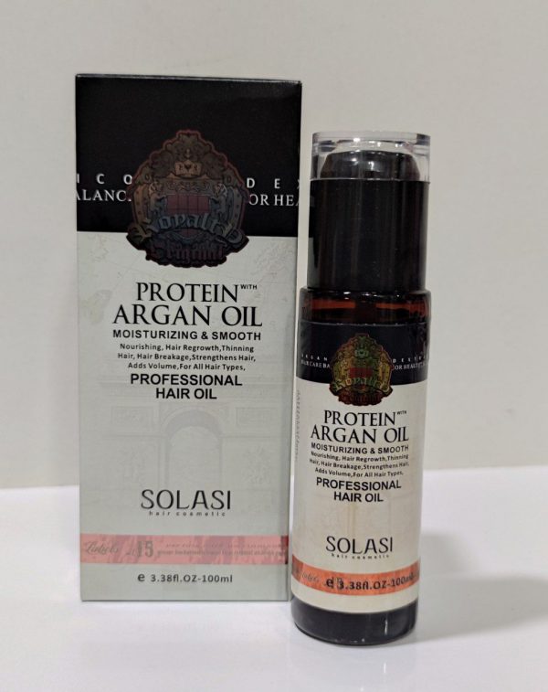 روغن آرگان پروتئین solasi protein حجم ۱۰۰ میلی لیتر Argan Oil - آریاناز بیوتی