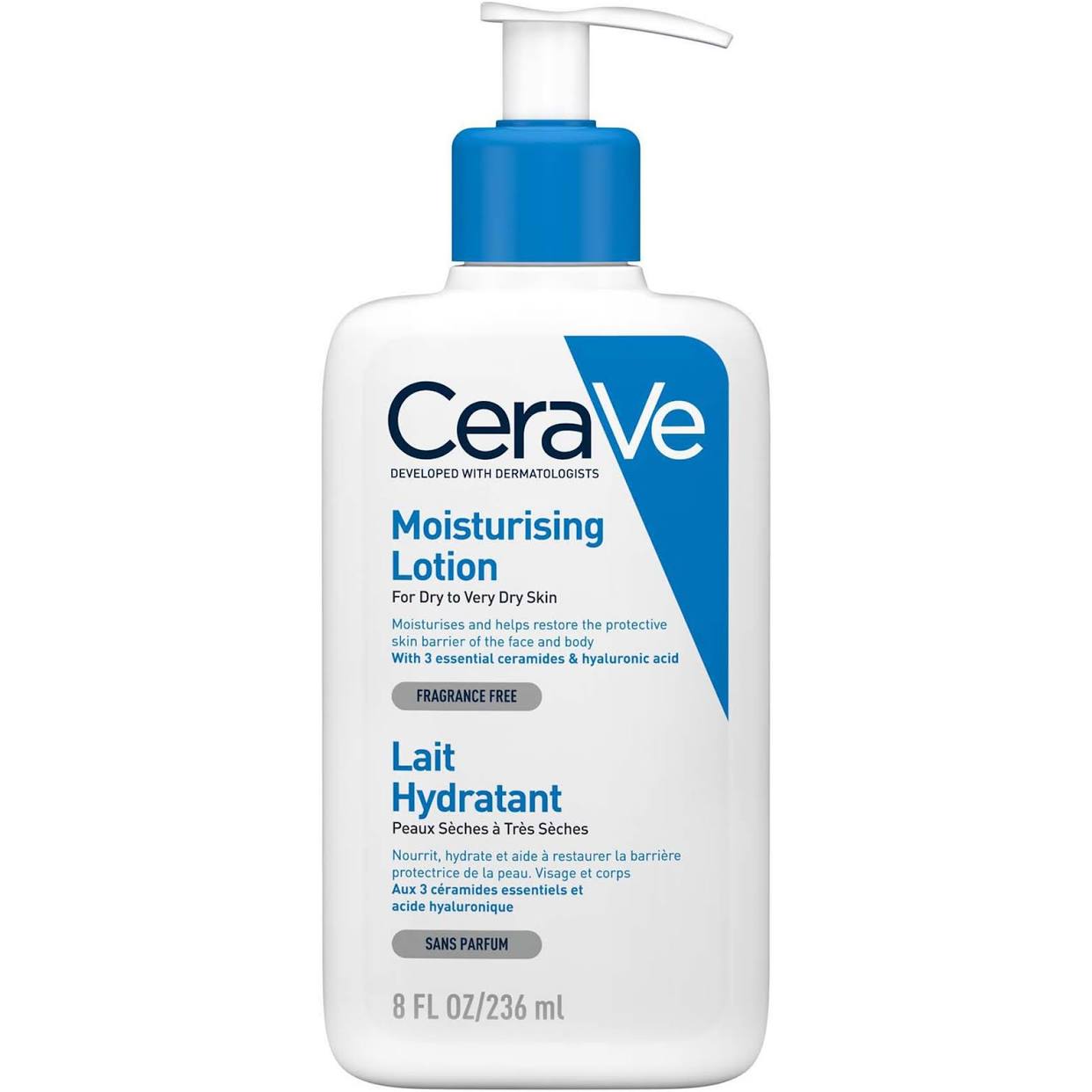 مرطوب کننده صورت لوشنی سراوی ۲۳۶ میل – CeraVe Moisturising Lotion cerave moisturising lotion for dry to very dry skin - آریاناز بیوتی
