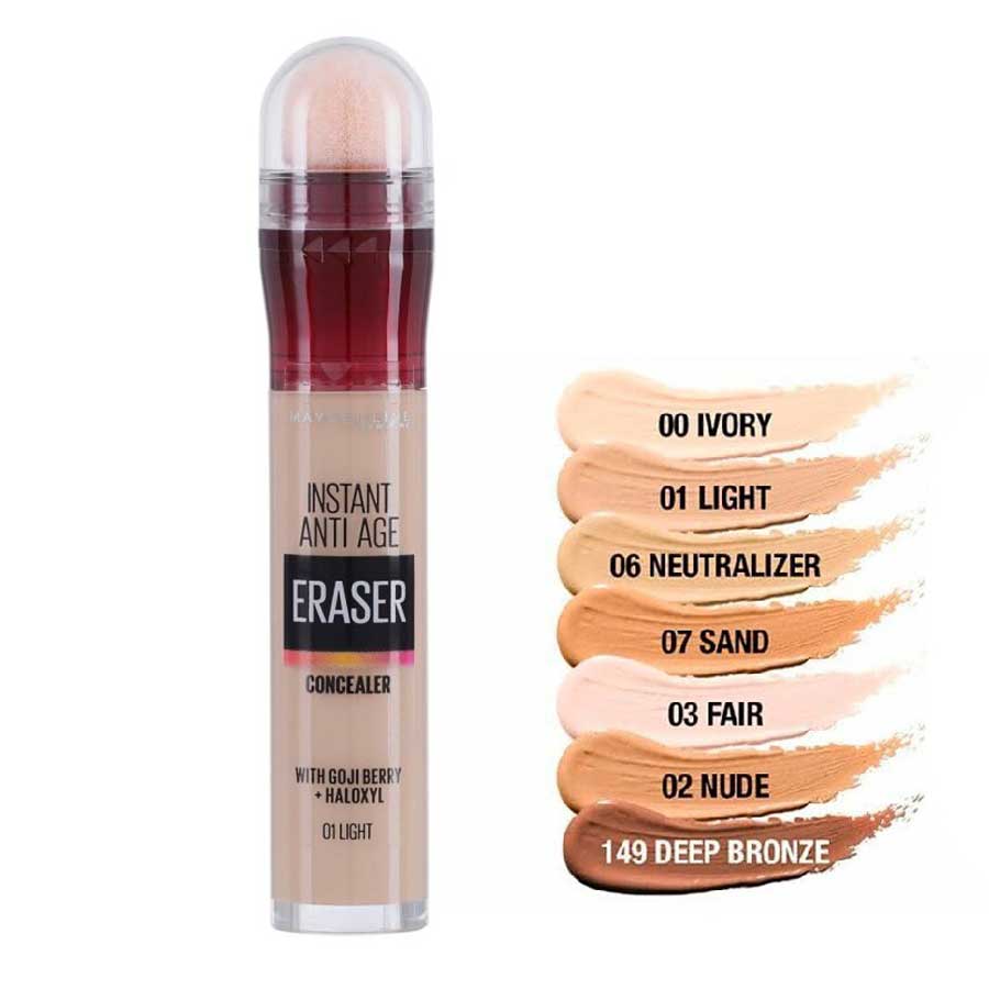 کانسیلر آنتی ایج میبلین اصلی Maybelline Maybelline Instant Anti Age Eraser Eye Concealerr - آریاناز بیوتی