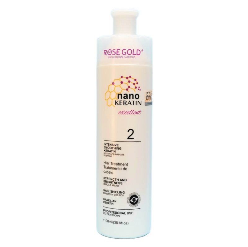 نانو کراتین رزگلد ( فروش به صورت میلی )rose gold nano keratin - آریاناز بیوتی