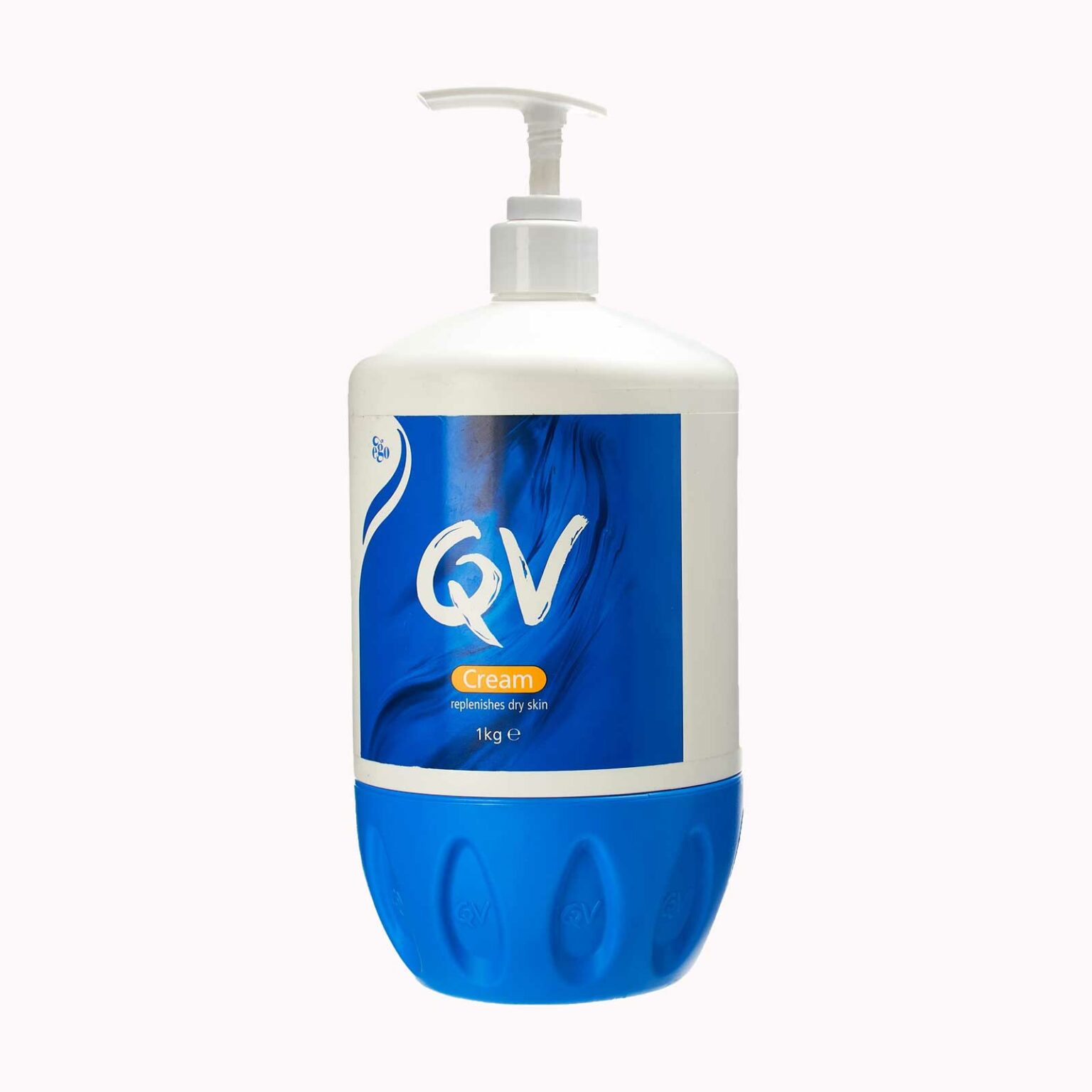 کرم مرطوب کننده پمپی کیو وی های کپی، وزن 500 گرم ا Qv Cream Replenish Your Skin - 500g - آریاناز بیوتی